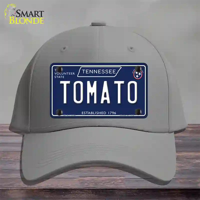 Tomato Tennessee Blue Novelty License Plate Hat Tag Cotton / Gray