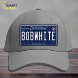 Bob White Tennessee Blue Novelty License Plate Hat Tag Cotton / Gray