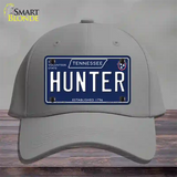 Hunter Tennessee Blue Novelty License Plate Hat Tag Cotton / Gray