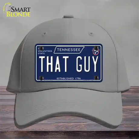 That Guy Tennessee Blue Novelty License Plate Hat Tag Cotton / Gray