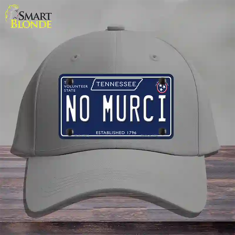 No Murci Tennessee Blue Novelty License Plate Hat Tag Cotton / Gray