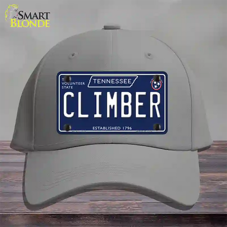 Climber Tennessee Blue Novelty License Plate Hat Tag Cotton / Gray