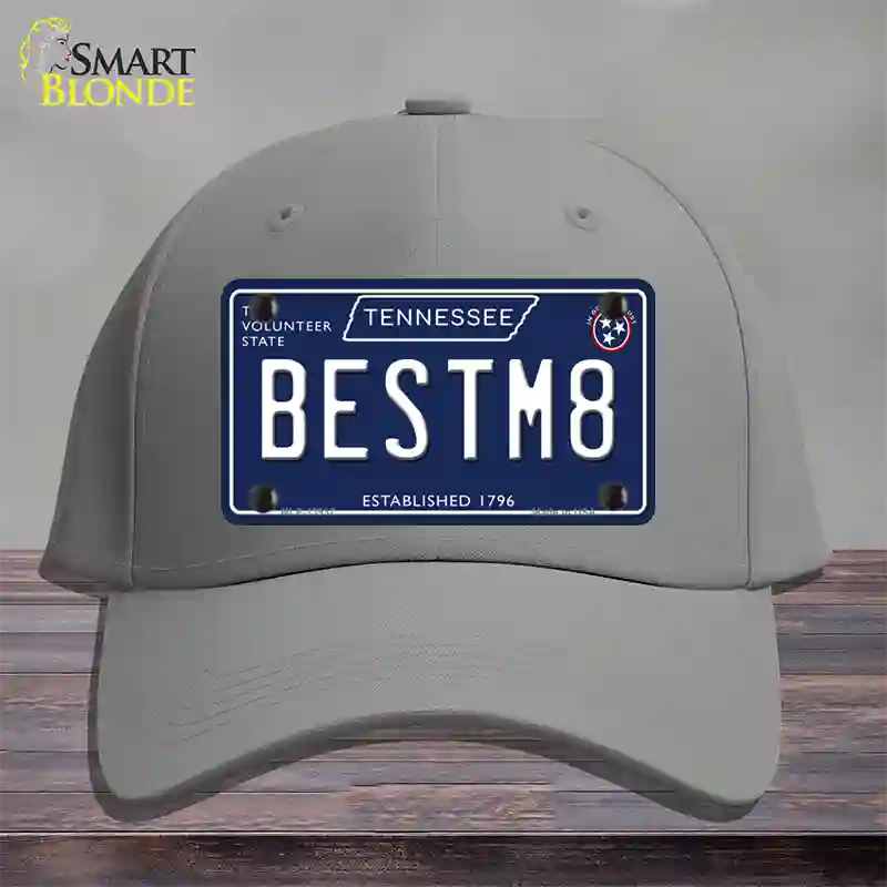 Best M8 Tennessee Blue Novelty License Plate Hat Tag Cotton / Gray