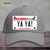 Ya Ya Wisconsin Novelty License Plate Hat Tag Cotton / Gray