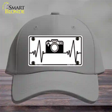 Photography Heart Beat Novelty License Plate Hat Tag Cotton / Gray