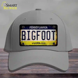 Bigfoot Pennsylvania Novelty License Plate Hat Tag Cotton / Gray