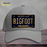 Bigfoot Delaware Novelty License Plate Hat Tag Cotton / Gray