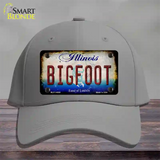 Bigfoot Illinois Novelty License Plate Hat Tag Cotton / Gray