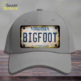 Bigfoot Virginia Novelty License Plate Hat Tag Cotton / Gray