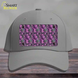 Purple Vortex Novelty License Plate Hat Cotton / Gray