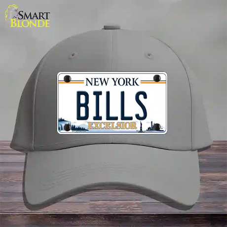 Bills New York Excelsior Novelty License Plate Hat Cotton / Gray