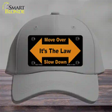 Move Over Its The Law Novelty License Plate Hat Cotton / Gray