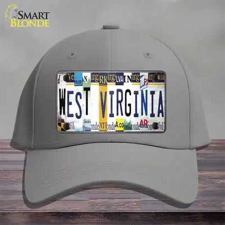 West Virginia License Plate Art Novelty License Plate Hat Cotton / Gray