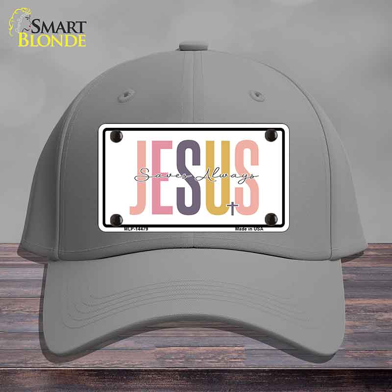 Jesus Saves Always Novelty License Plate Hat HAT-MLP-14479