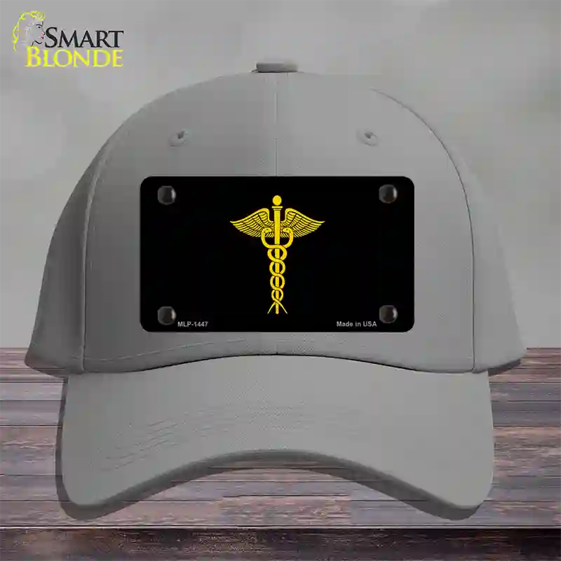 Caduceus Novelty License Plate Hat Cotton / Gray