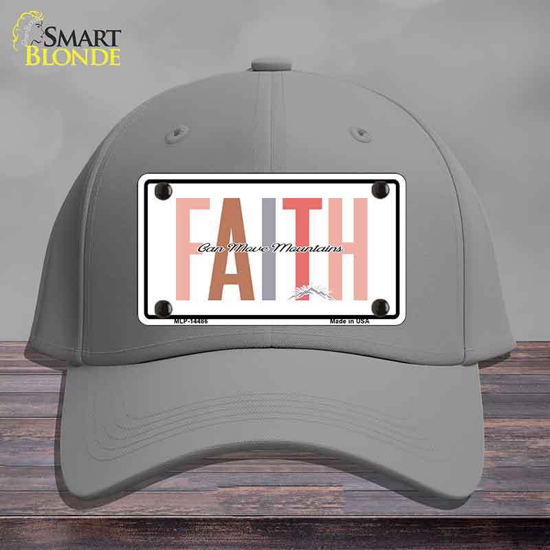 Faith Can Move Mountains Novelty License Plate Hat HAT-MLP-14486