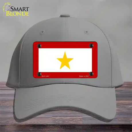 Gold Star Mother One Novelty License Plate Hat Cotton / Gray