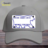 Northwest Territories Novelty License Plate Hat Cotton / Gray