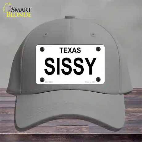 SISSY Novelty License Plate Hat Cotton / Gray