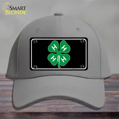 4-H Novelty License Plate Hat Cotton / Gray