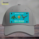 Green Chili & Road Runner New Mexico Novelty License Plate Hat Cotton / Gray