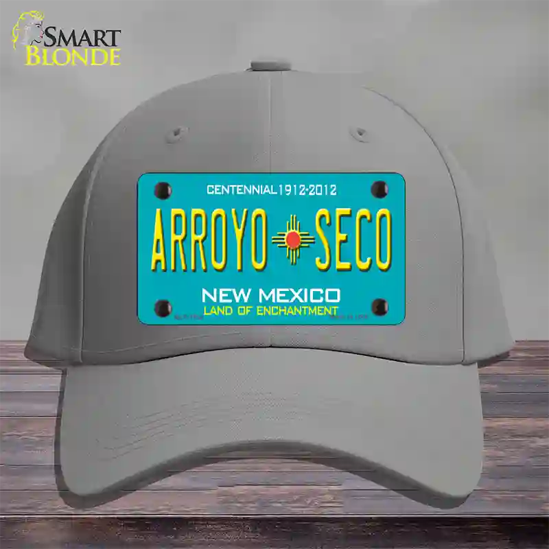 Arroyo Seco New Mexico Novelty License Plate Hat Cotton / Gray