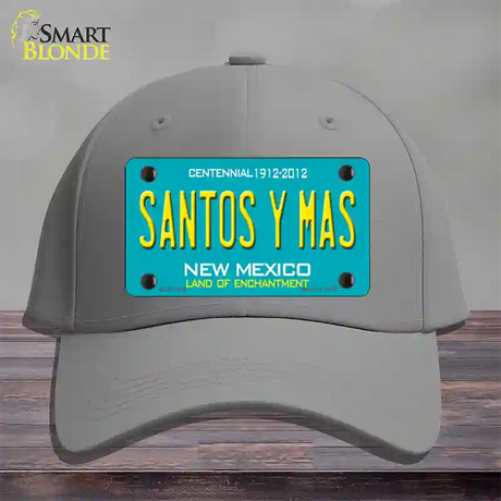 New Mexico Santos Y Mas Novelty License Plate Hat Cotton / Gray