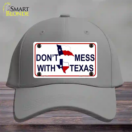 Dont Mess With Texas Novelty License Plate Hat Cotton / Gray