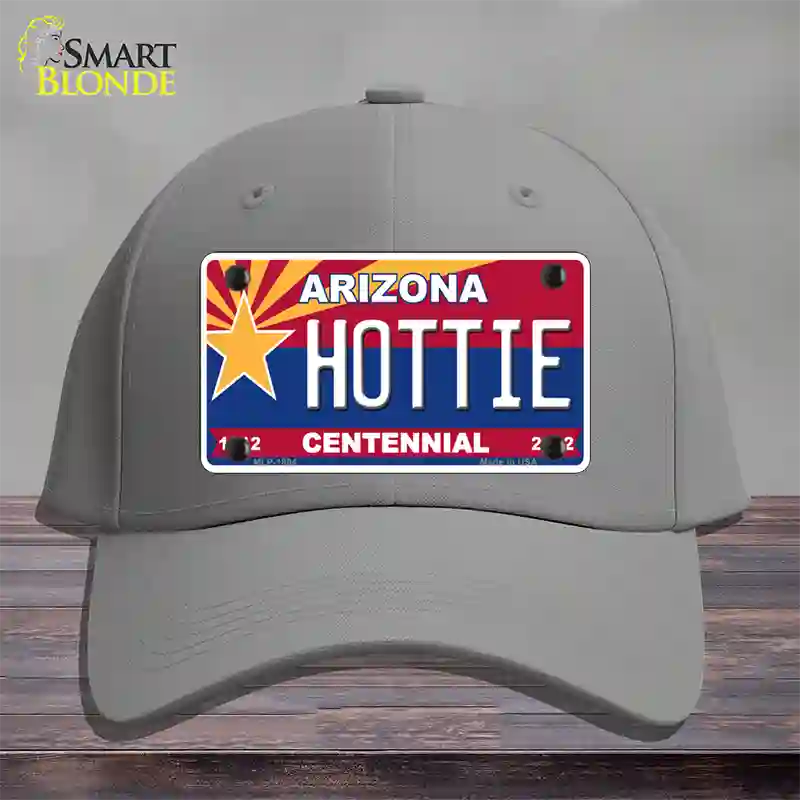 Arizona Centennial Hottie Novelty License Plate Hat Cotton / Gray