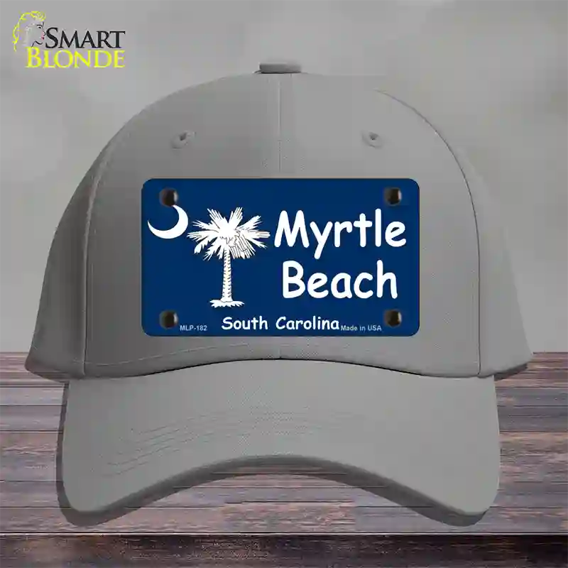 Myrtle Beach Novelty License Plate Hat Cotton / Gray