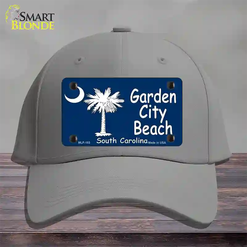 Garden City Beach South Carolina Novelty License Plate Hat Cotton / Gray