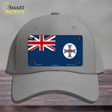 Queensland Flag Novelty License Plate Hat Cotton / Gray