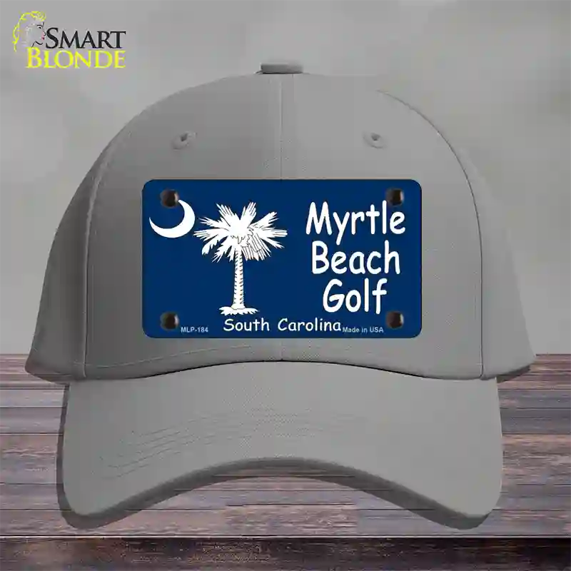 Myrtle Beach Golf Novelty License Plate Hat Cotton / Gray