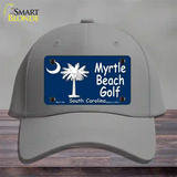 Myrtle Beach Golf Novelty License Plate Hat Cotton / Gray