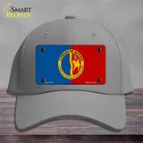 Comanche Nation Flag Novelty License Plate Hat Cotton / Gray