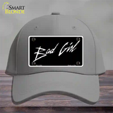 Bad Girl Novelty License Plate Hat Cotton / Gray