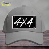 4x4 Novelty License Plate Hat Cotton / Gray