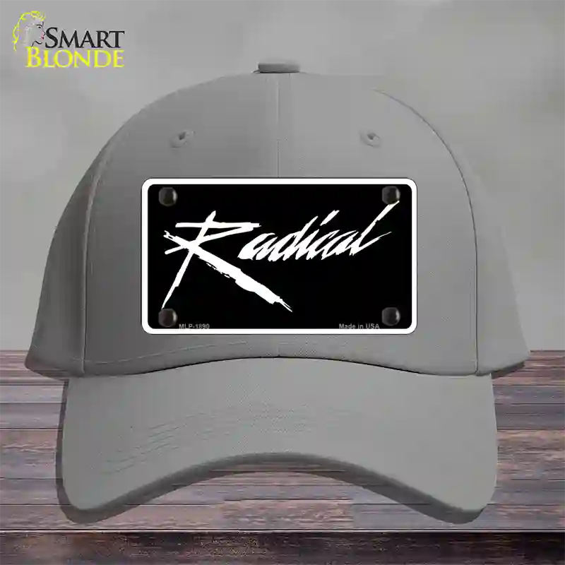 Radical Novelty License Plate Hat Cotton / Gray