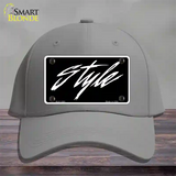 Style Novelty License Plate Hat Cotton / Gray