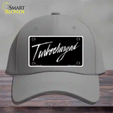 Turbocharged Novelty License Plate Hat Cotton / Gray