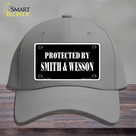 Smith And Wesson Novelty License Plate Hat Cotton / Gray