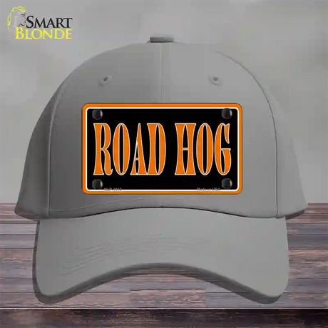 Road Hog Novelty License Plate Hat Cotton / Gray