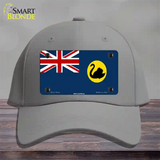 West Australia Flag Novelty License Plate Hat Cotton / Gray