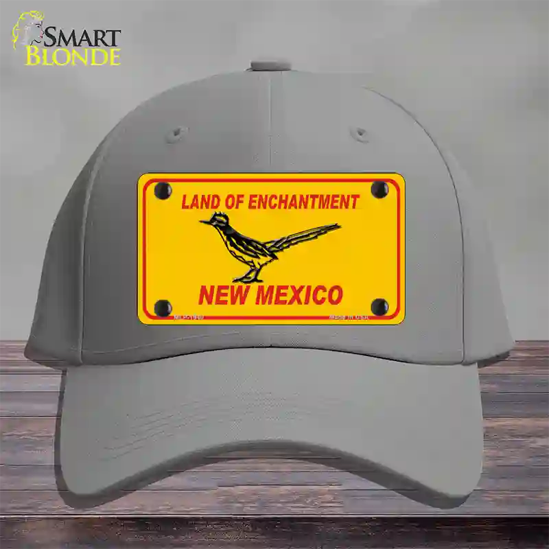 Road Runner New Mexico Novelty License Plate Hat Cotton / Gray