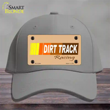 Dirt Track Racing Novelty License Plate Hat Cotton / Gray