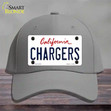 Chargers California State Novelty License Plate Hat Cotton / Gray