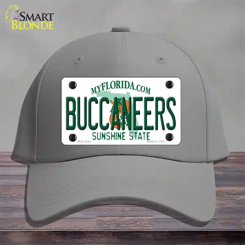 Buccaneers Florida State Novelty License Plate Hat Cotton / Gray