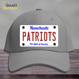 Patriots Massachusetts State Novelty License Plate Hat Cotton / Gray