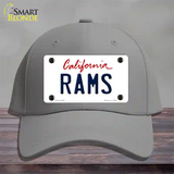 Rams California State Novelty License Plate Hat Cotton / Gray