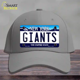 Giants New York State Novelty License Plate Hat Cotton / Gray